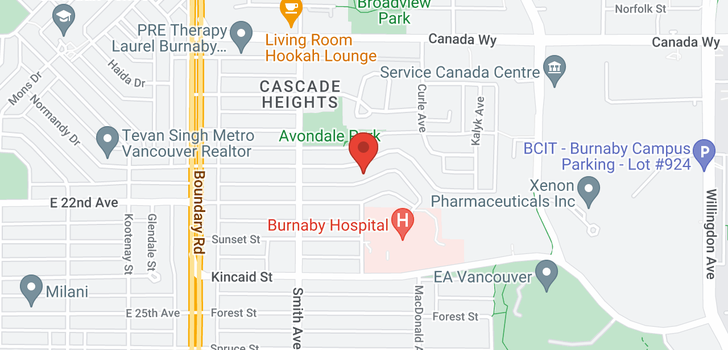map of 3914 NITHSDALE STREET